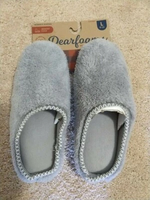 NWT Dearfoams Memory Foam Women's Slippers Size L (9-10 US) - Image 1 of 2