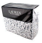 Lauren Ralph Lauren Eva Leaf King Size Cotton Sheet Set Fits Up To 18" Msrp $300