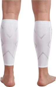 50% off! Pair of NEW, 2XU Compression Calf Sleeves/warmers, White, size XL - Picture 1 of 1