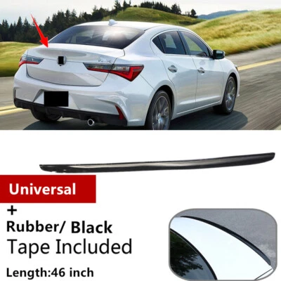 46''  Universal Black Fit For 2019-2022 Acura ILX Sedan Rear Trunk Spoiler Wing Foto 1 de 4