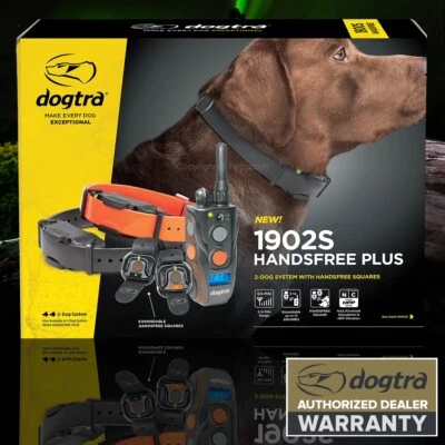 Dogtra 1902S HANDSFREE PLUS 2 Dog Remote Training Collars 3/4 Mi w/ Boost & Lock - Image 1 of 4