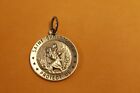 sterling silver saint christopher protect us charm