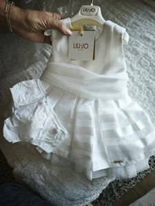 Abito Cerimonia Bambina Organza LIU-JO Originale - Foto 1 di 4