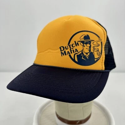 De colección Dutch Bros Café Mafia Espuma Frontal Camionero Sombrero Snapback Colección Otto Foto 1 de 4
