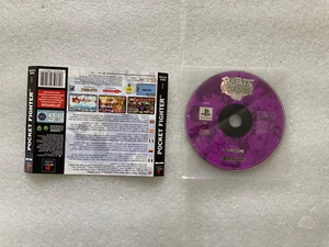 Pocket Fighter - Sony PlayStation PS1 - PAL - Disc & Back Cover Inlay Only - Picture 1 of 4