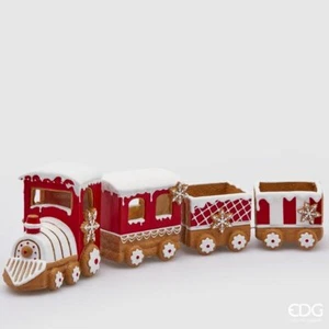EDG Enzo De Gasperi Zug Polly Weihnachten mit LED H 14 cm L 69 - Bild 1 von 1
