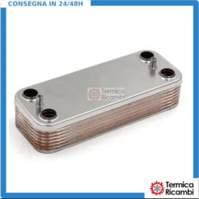 Scambiatore sanitario a piastre Beretta Sylber R8036 TR Riello 4364200 TR - Immagine 1 di 2