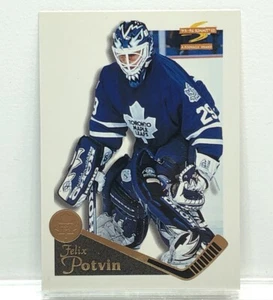 1995-1996 Pinnacle Summit #80 Felix Potvin TORONTO MAPLE LEAFS - Picture 1 of 2