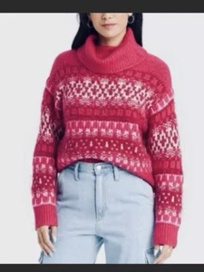 Fair Isle Rollkragen Pullover Pulli Universal Thread Neu mit Etikett XL - Bild 1 von 7