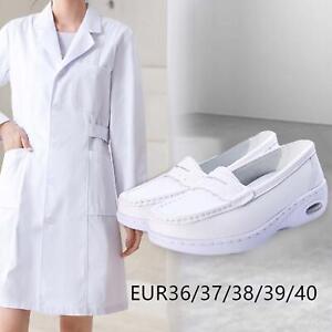 Chaussures d'infirmière pour femmes, mocassins d'infirmière blancs, légers et