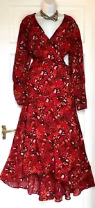 JOANNA HOPE REAL WRAP OCCASION WEDDING PARTY DRESS SIZE 22 new with tags - Picture 1 of 8