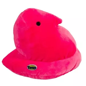 Peeps Chick Marshmallow Treat Candy Pink Large 8" Soft Plush Toy Stuffed Easter - Picture 1 of 8