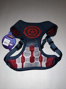 Marvel Captain America Haustiergeschirr Superheld Hund Katze Hase Gr. S Schild NEU - Bild 1 von 5
