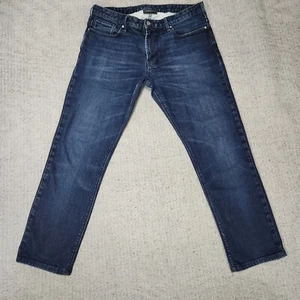 Emporio Armani Jeans J06 Slim Fit Stretch 11oz. Denim Blue Mens AJ - 32x26 - Picture 1 of 17