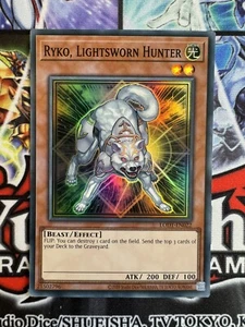 Yugioh Ryko, Lightsworn Hunter LODT-EN022 Super Rare Light Reprint - Picture 1 of 1