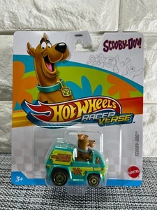 Hot Wheels Racer Verse Scooby-Doo The Mystery Machine Real Riders Green - Picture 1 of 4