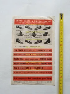 Detto Sante e Pietro produzione calzature ciclismo e sport depliant originale - Bild 1 von 2