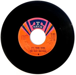 THE ISLEY BROTHERS - It's Your Thing / Don't Give It Away - Vinyl 45 1969 T-Neck - Imagen 1 de 4
