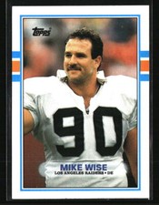 Mike Wise 1989 Topps #275 Football Card