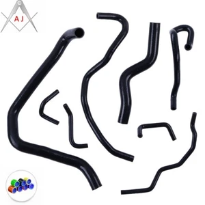 Black For Honda Accord CD5 CD7 CD9 F22B MK6 1994-1997 Silicone Radiator Hose - Foto 1 di 11