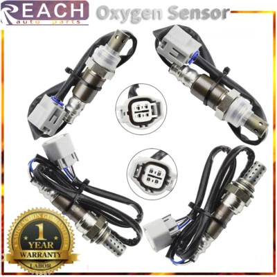 4 шт датчика кислорода O2 для 2004-2005 Jaguar S-TYPE Vanden Plas 4,2 л вверх и вниз по течению - Изображение 1 из 4