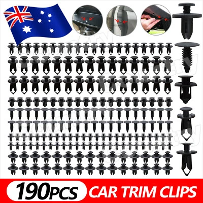 Car Trim Body Clips Kit Rivets Retainer Auto Panel Bumper Plastic Fastener NEW - image 1 of 4
