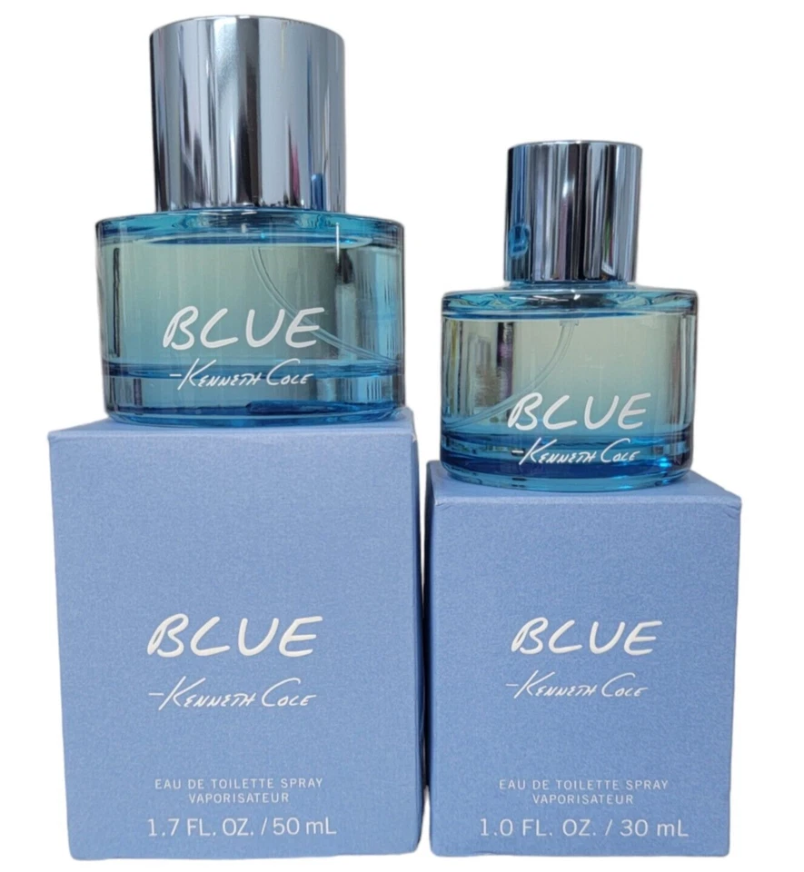 Kenneth Cole Blue 2 piece EDT Spray 1.7 oz and 1 oz Duo (PACK OF 2) New in Box - Image 1 of 1