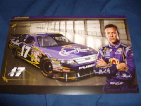 2010 MATT KENSETH #17 CROWN ROYAL NASCAR POSTCARD Cover