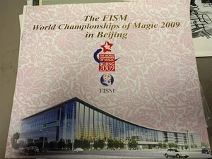 Folleto promocional original FISM Beijing 2009  - Imagen 1 de 4