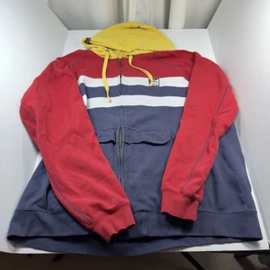 LRG Lifted Research Group Herren Colorblock Kapuzenjacke mit durchgehendem Reißverschluss Größe 3XL - Bild 1 von 14