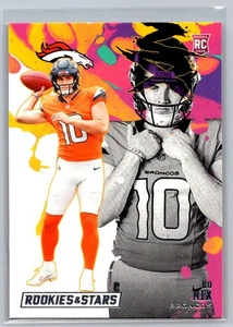 2024 Panini Rookies & Stars #RE-BNX Bo Nix Rookie Exclusive Denver Broncos - Picture 1 of 2