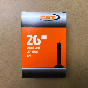New CST Bicycle Inner Tube 26x1-3/8 (37-590) Schrader American Valve Regular - Picture 1 of 1