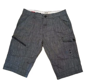 Projek Raw Cargo Shorts Herren 34 dunkelgrau Freizeit Streetwear Skater Y2K Taschen - Bild 1 von 14
