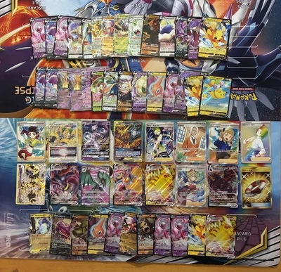 Pokemon Card Lot Full Art Alt Art Fire Pikachu Machamp 55 Cards NM Tag Team Zap - Image 1 of 4