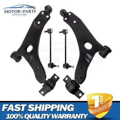 Front Lower Control Arm with Ball Joints and Sway Bar For 2004-2010 Ford Focus Foto 1 de 4