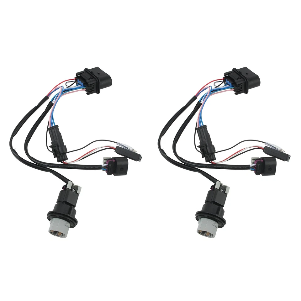 2* Headlight Conversion Wiring Harness Kit For Dodge Ram 1500 2500 3500 2013-18 - Image 1 of 4
