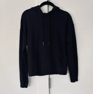 Lululemon schwarzer verdrehter und gesteckter Hoodie Sweatshirt Damengröße 4 - Bild 1 von 7