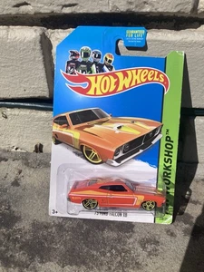 2014 Hot Wheels '73 Ford Falcon XB HW Workshop Orange Diecast 1:64 Scale - Picture 1 of 1