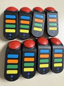 Set of 8 Wireless Buzzers USB Dongle (Sony Playstation 2 3 ps3) Buzz Quiz TV - Picture 1 of 8