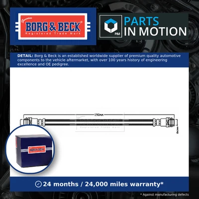Manguera de freno para Bentley Brooklands RBS 6.8 trasero 2008 en L410M1T4 hidráulico B&B Foto 1 de 4