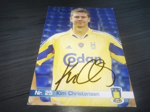 Kim Christensen hand signed Brondby IF Club autograph card - Picture 1 of 2