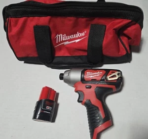 Milwaukee M12 1/4" Hex Impact Driver 2462-20 12V Li-Ion Cordless NEW No Box - Picture 1 of 2