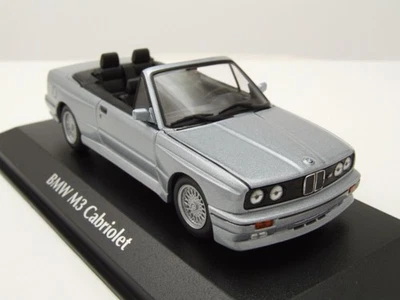 MAXICHAMPS, 1988 BMW M3 Cabrio E30 Argento, 1/43,  MXC940020332 - Immagine 1 di 4