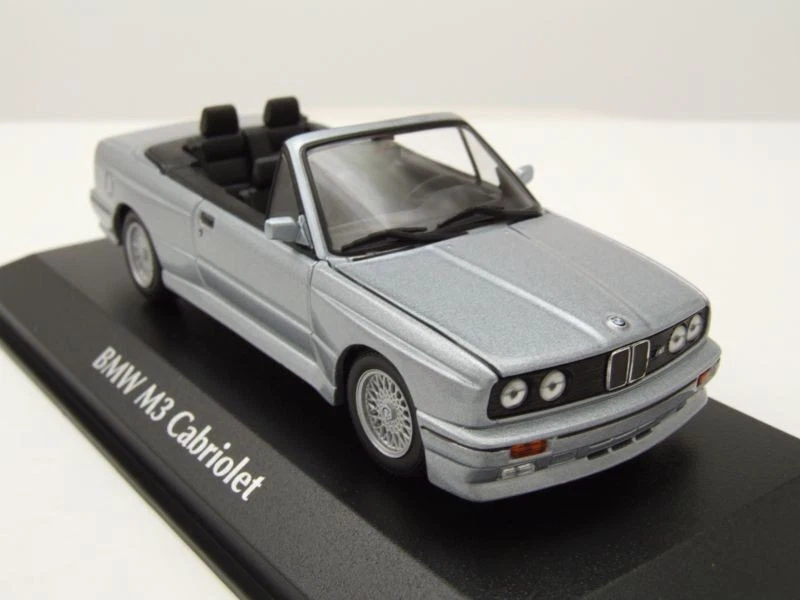 BMW M3 E30 1988 CABRIOLET ARGENTO MAXICHAMPS 940020332 1 43 MINICHAMPS LHD