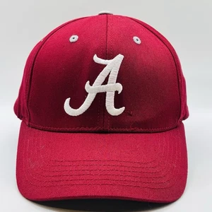 Alabama Crimson Tide Hat Cap Strap Back Red College NCAA Football Logo Mens - Picture 1 of 6