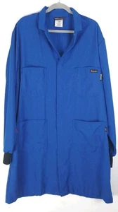 Workrite Nomex Flame Resistant Lab Coat Mens XL FR Clothes Uniform Blue Pockets - Picture 1 of 15