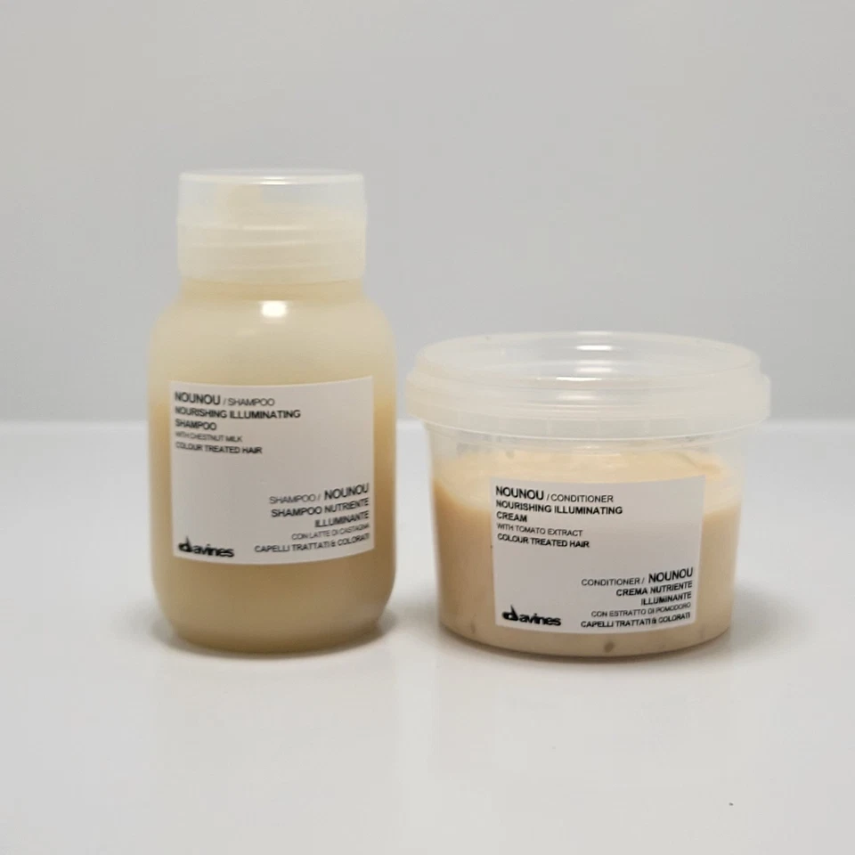 Davines NOUNOU Nourishing Shampoo & Conditioner 2.5 oz DUO | Travel Size - Image 1 of 1