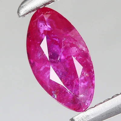 Attractive 0.33ct 5.9x3.1mm Marquise Natural Heated Pinkish Red Ruby, Tanzania - Image 1 of 4