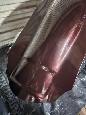 NEW 4" Bagger Stretched Extended Rear Fender 4 Harley Touring 1997-08 Road King - Image 1 of 4