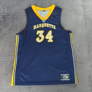 Marquette Golden Eagles Basketball Jersey OT Sports Blue Men Medium Made in USA - Picture 1 of 11